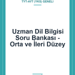Uzman Dil Bilgisi Soru Bankası - Orta ve İleri Düzey