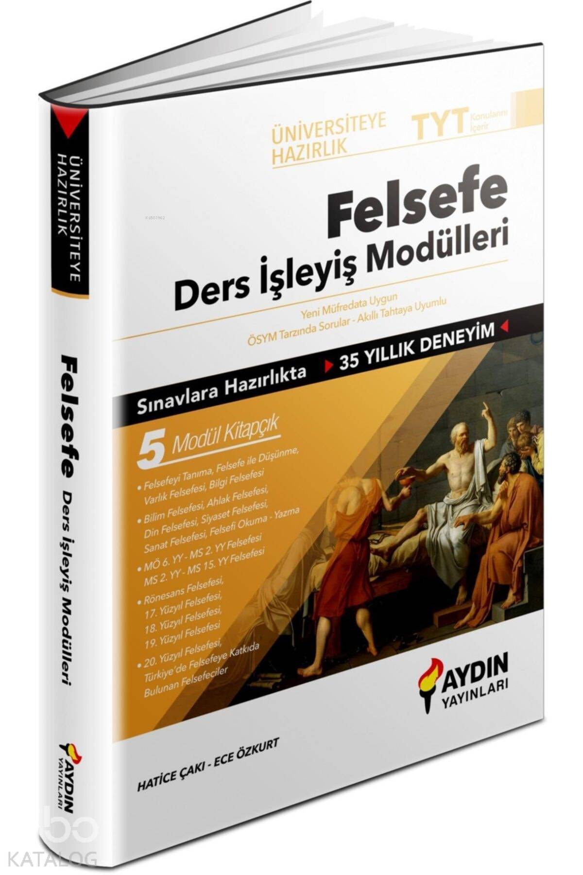 9786050627756 Aydın TYT Felsefe Ders İşleyiş Modülleri - Görsel 1