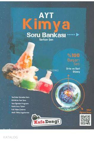 9786052217610 Kafa Dengi Yayınları AYT Kimya Orta ve İleri Düzey Soru Bankası Kafa Dengi - Görsel 1