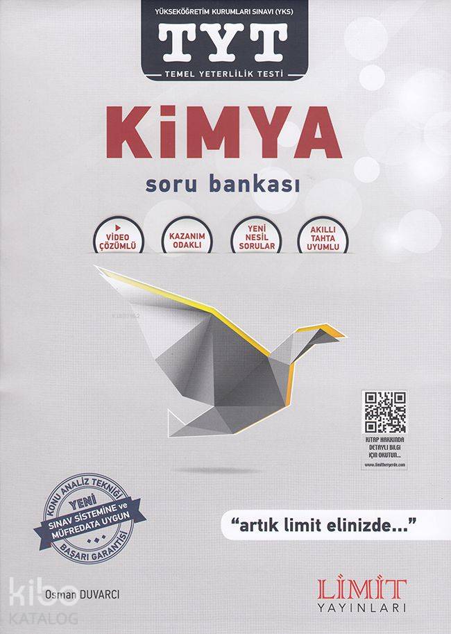 9786052281208 Limit Yayınları TYT Kimya Soru Bankası Limit - Görsel 1