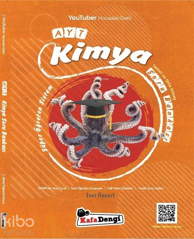 9786053809807 Kafa Dengi Yayınları AYT Kimya Temel ve Orta Düzey Soru Bankası Kafa Dengi - Görsel 1