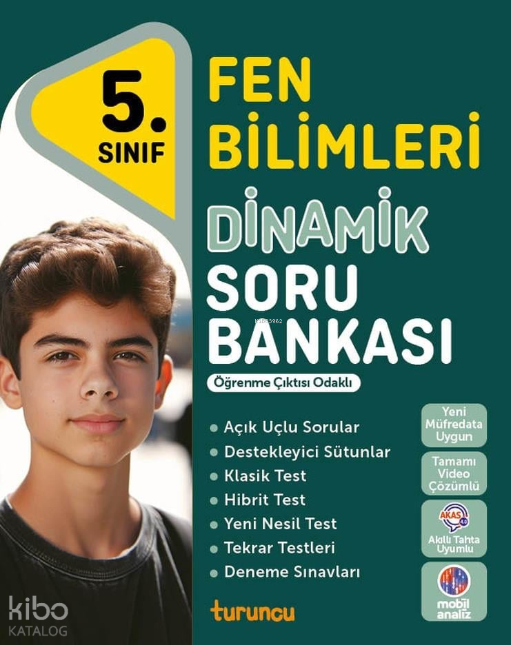 9786055637262 FEN BİLİMLERİ 5 DİNAMİK SORU BANKASI - Görsel 1
