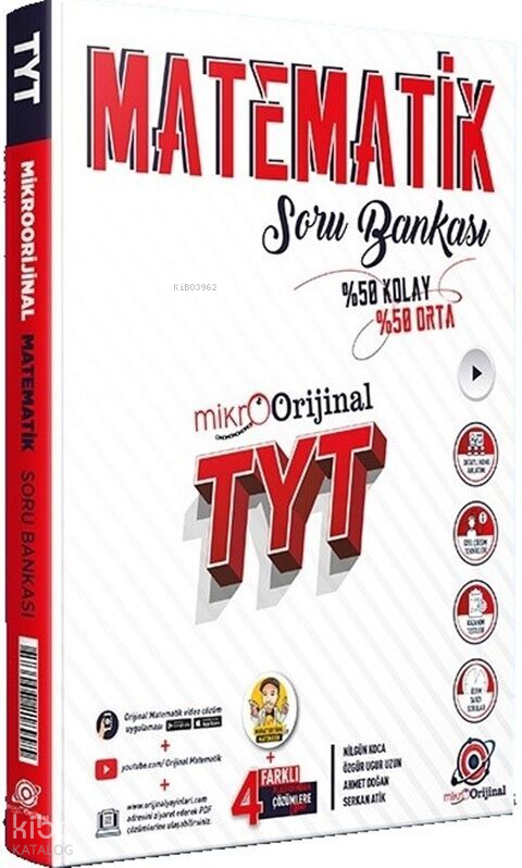 9786057218995 TYT Matematik Mikro Soru Bankası Orijinal Yayınlar - Görsel 1