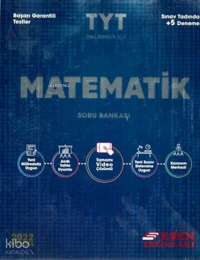 9786057927491-1 Esen Tyt Matematik Soru Bankası - Görsel 1