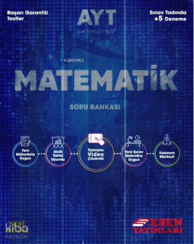 9786057927705-1 Esen Ayt Matematik Soru Bankası - Görsel 1