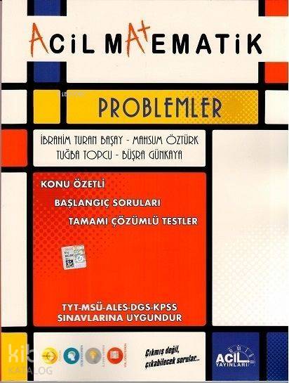 9786058054943 Acil Yayınları TYT Matematik Acil Problemler Acil - Görsel 1