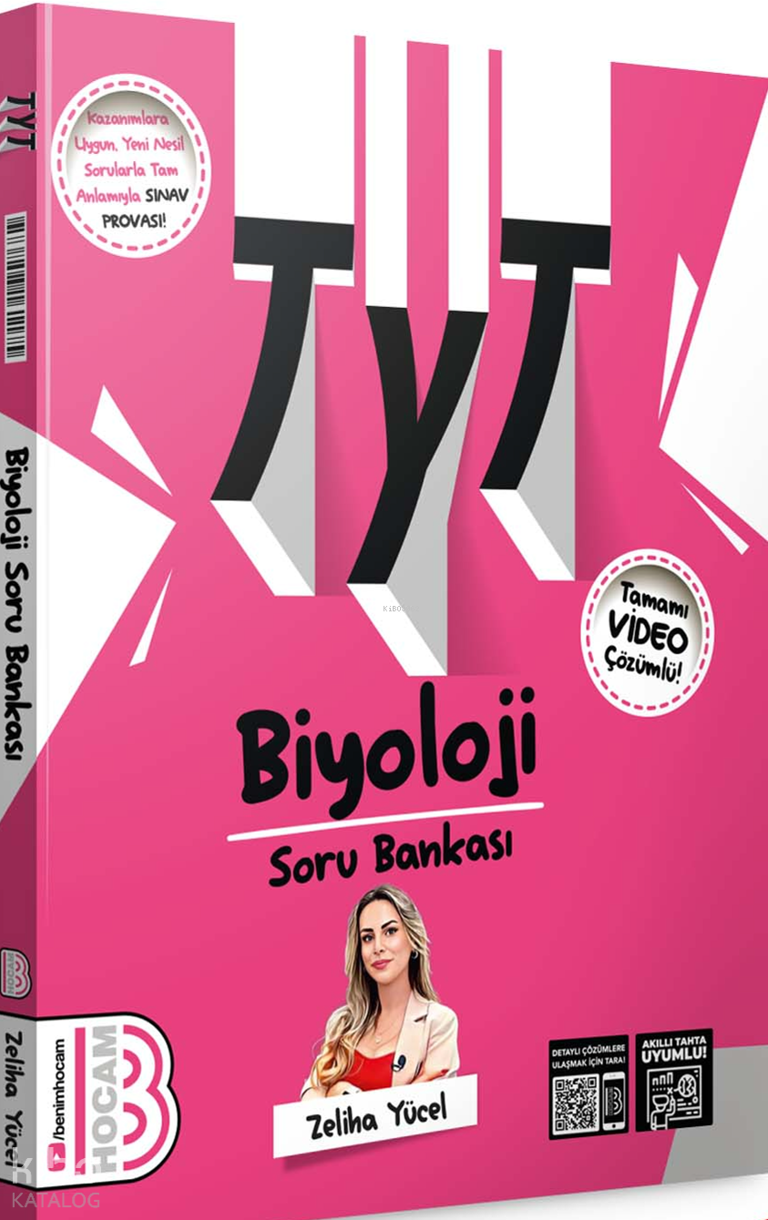 9786256073029-1 2025 TYT Biyoloji Tamamı Video Çözümlü Soru Bankası - Görsel 1