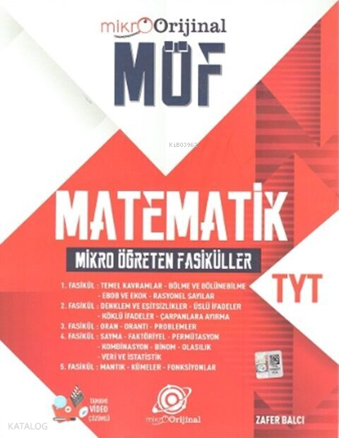 9786256531079-1 Orijinal Mikro TYT Matematik MÖF Mikro Öğreten Fasiküller Set - Görsel 1