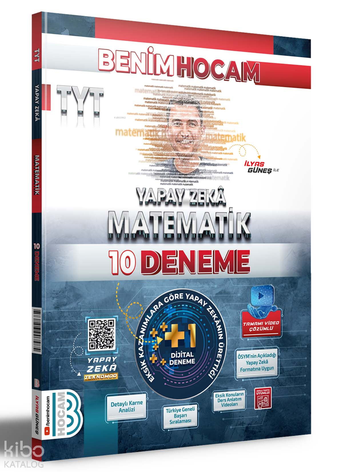 9786256907485 Benim Hocam Yayınları TYT Yapay Zekâ Matematik 10 Deneme - Görsel 1