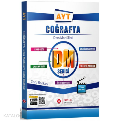 9786257209472-1 Sonuç Ayt Coğrafya Dm Soru Bankası - Görsel 1