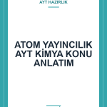 ATOM YAYINCILIK AYT KİMYA KONU ANLATIM