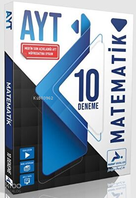 9786257423502 Paraf Yayınları AYT Matematik 10 lu Deneme - Görsel 1