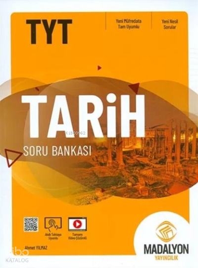 9786257968324 MADALYON YAYINCILIK TYT TARİH SORU BANKASI - Görsel 1