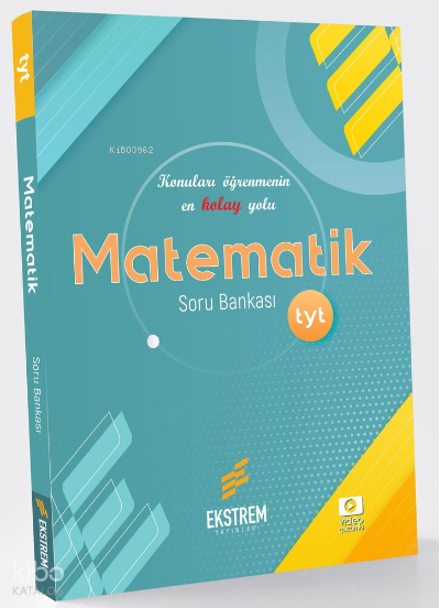 9786258091014-1 Ekstrem Yayınları TYT Matematik Soru Bankası - Görsel 1
