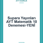 Supara Yayınları AYT Matematik 10 Denemesi-YENİ