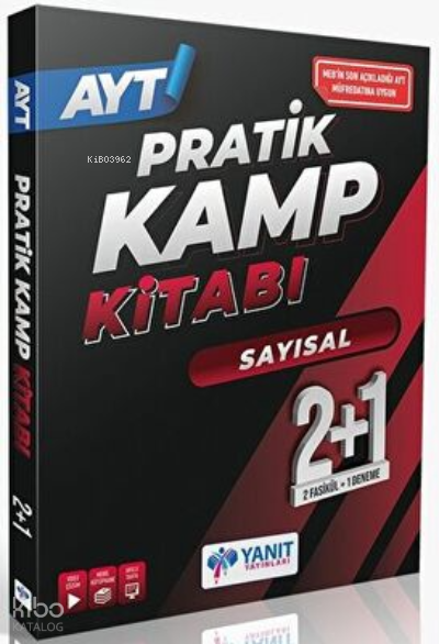 9786258110463 2023 AYT Sayısal 2+1 Pratik Kamp Kitabı Yanıt Yayınları-MF - Görsel 1