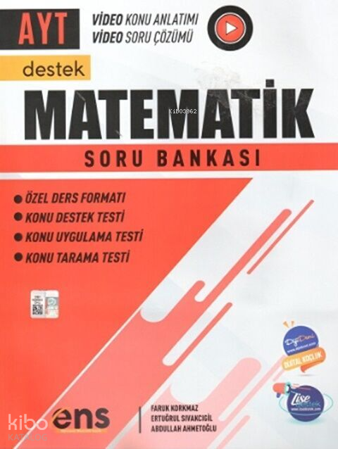 9786258160369 ENS YAYINLARI AYT MATEMATİK SORU BANKASI - Görsel 1