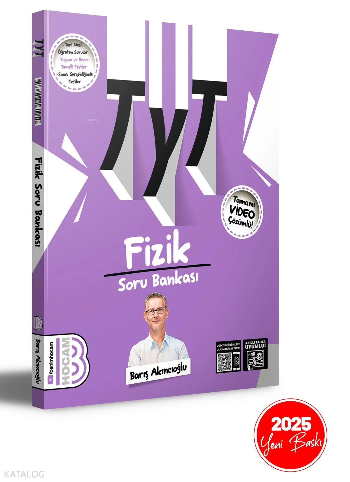 9786258161250-1 2023 TYT Fizik Tamamı Video Çözümlü Soru Bankası - Görsel 1