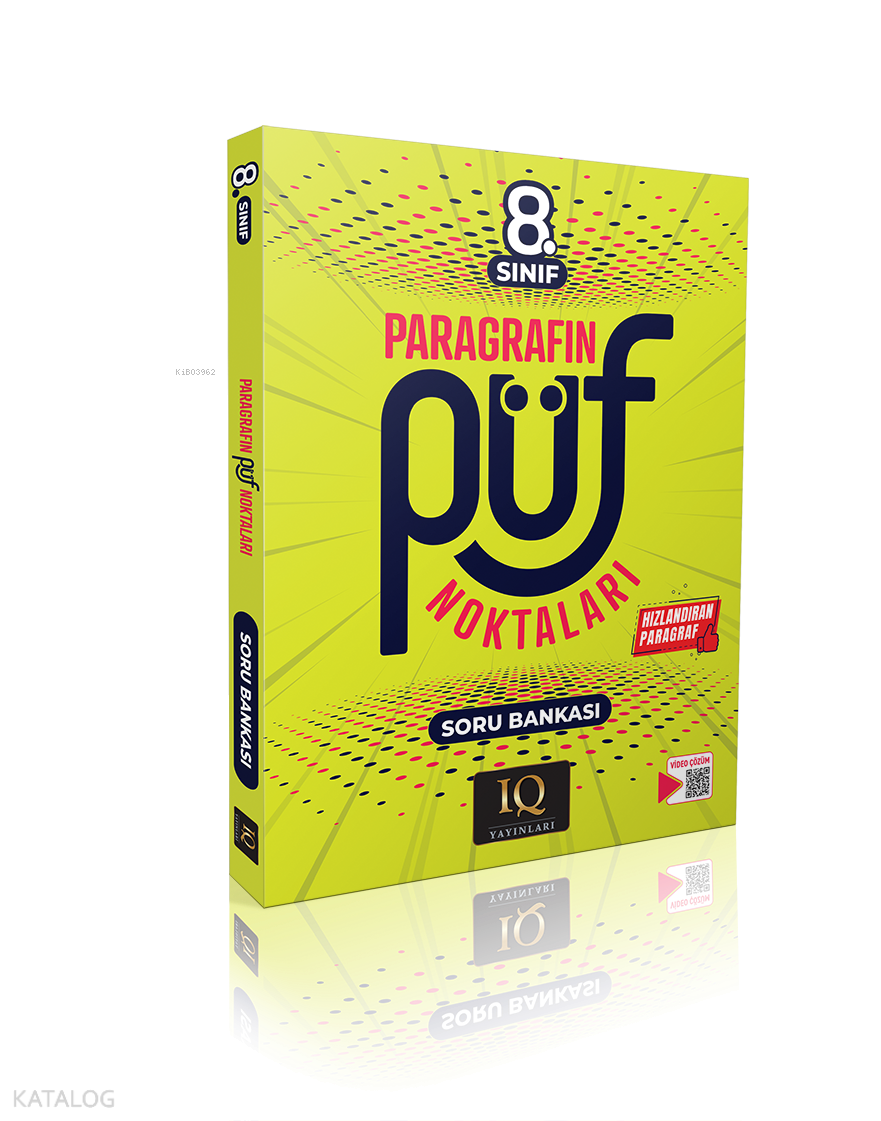 9786259559834-1 IQ Yayınları 8.Sınıf Püf Paragraf Soru Bankası - Görsel 1